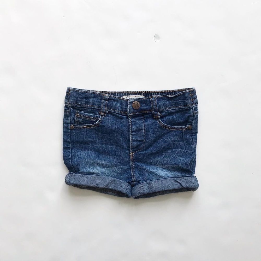 Jessica Simpson rolled denim shorts EUC 12m